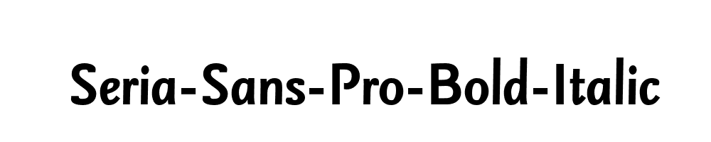 Seria-Sans-Pro-Bold-Italic