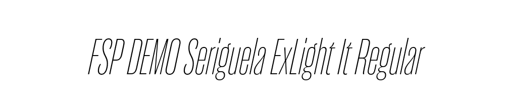 FSP DEMO Seriguela ExLight It Regular