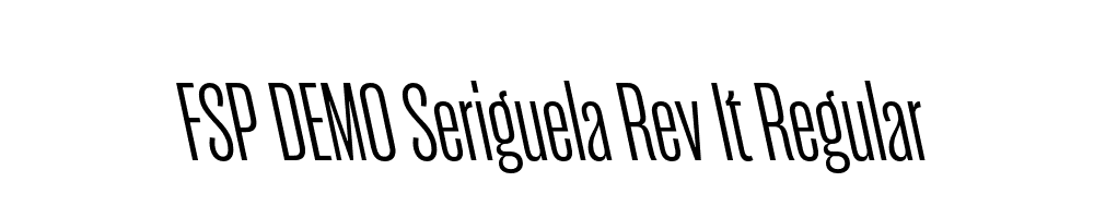 FSP DEMO Seriguela Rev It Regular