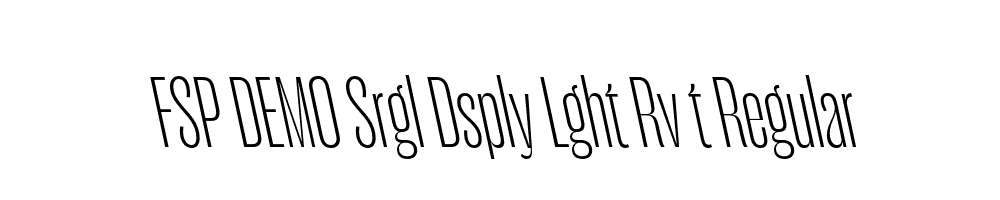 FSP DEMO Srgl Dsply Lght Rv t Regular