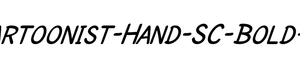 SF-Cartoonist-Hand-SC-Bold-Italic