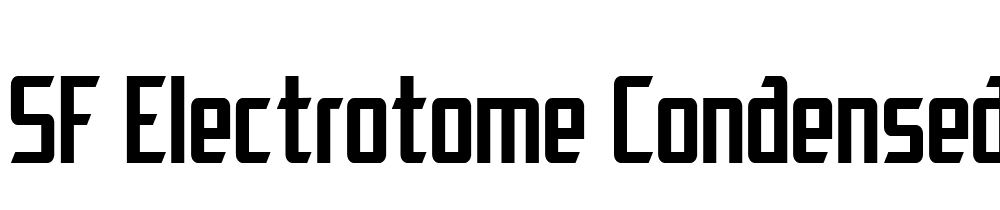 Sf Electrotome Condensed