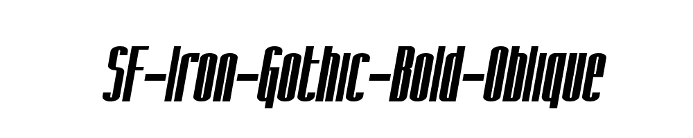 SF-Iron-Gothic-Bold-Oblique