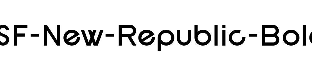 SF-New-Republic-Bold