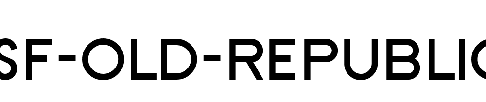 Sf Old Republic