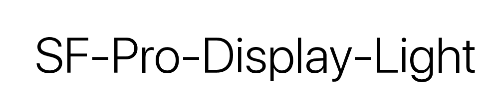 SF-Pro-Display-Light