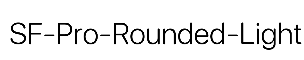 SF-Pro-Rounded-Light