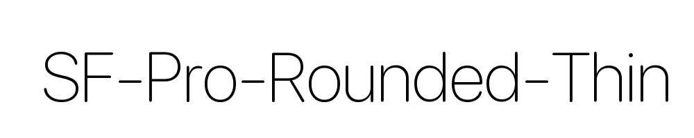 SF-Pro-Rounded-Thin