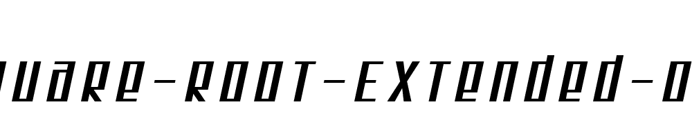 SF-Square-Root-Extended-Oblique