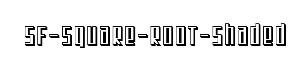 SF-Square-Root-Shaded