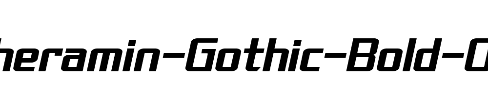 SF-Theramin-Gothic-Bold-Oblique