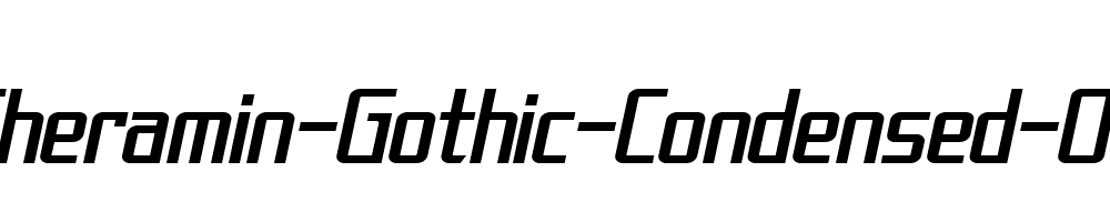 SF-Theramin-Gothic-Condensed-Oblique