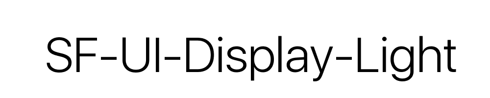 SF-UI-Display-Light