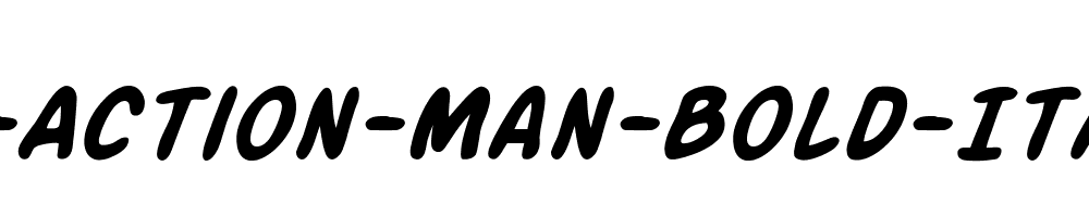 SF-Action-Man-Bold-Italic