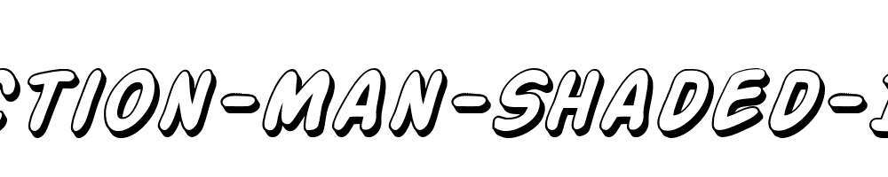 SF-Action-Man-Shaded-Italic