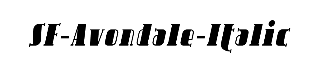 SF-Avondale-Italic