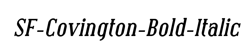 SF-Covington-Bold-Italic