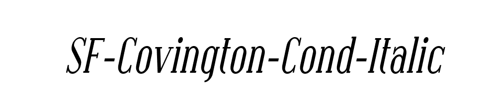 SF-Covington-Cond-Italic