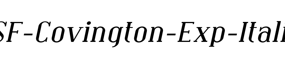 SF-Covington-Exp-Italic