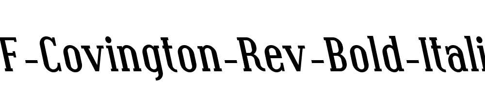 SF-Covington-Rev-Bold-Italic