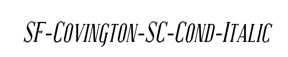 SF-Covington-SC-Cond-Italic