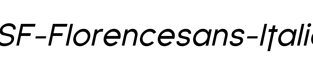 SF-Florencesans-Italic