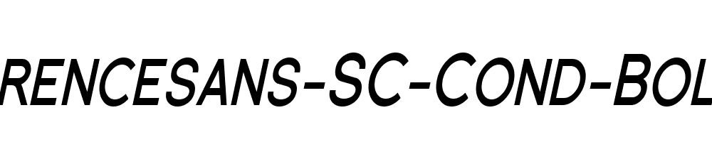 SF-Florencesans-SC-Cond-Bold-Italic