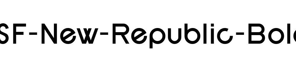 SF-New-Republic-Bold