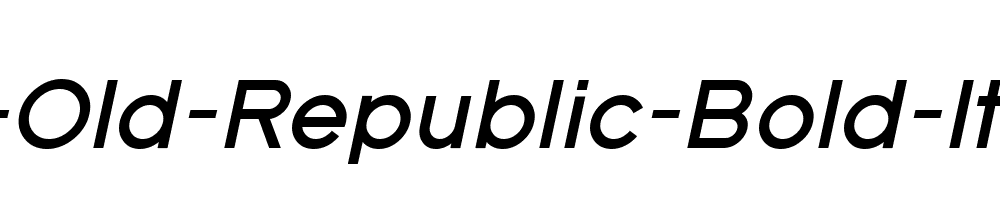 SF-Old-Republic-Bold-Italic