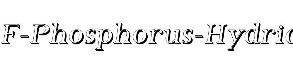 SF-Phosphorus-Hydride