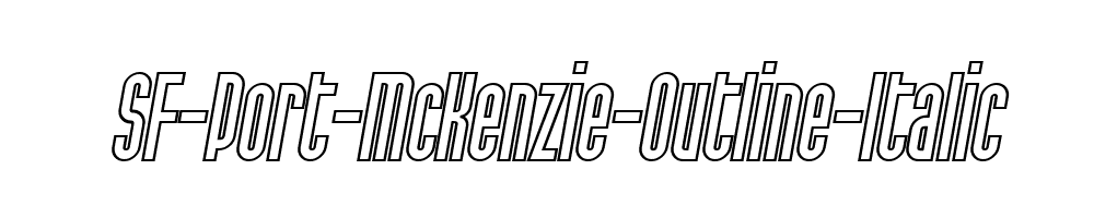 SF-Port-McKenzie-Outline-Italic