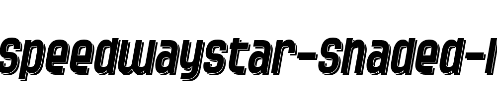 SF-Speedwaystar-Shaded-Italic