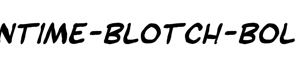 SF-Toontime-Blotch-Bold-Italic