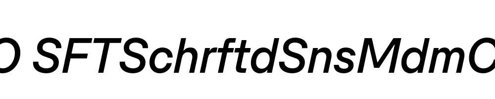 FSP DEMO SFTSchrftdSnsMdmCmpct Italic