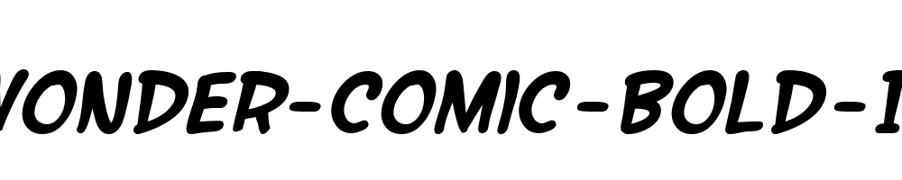 SF-Wonder-Comic-Bold-Italic