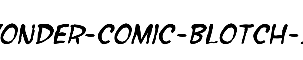 SF-Wonder-Comic-Blotch-Italic