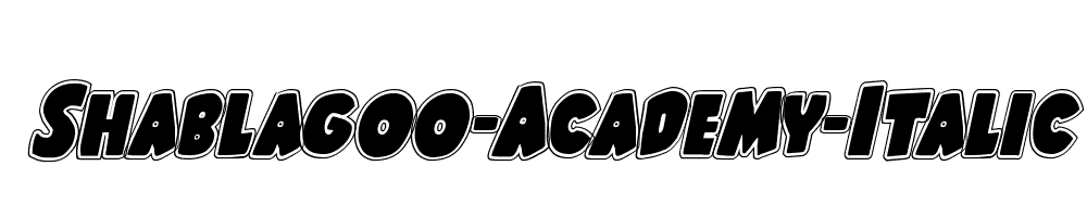 Shablagoo-Academy-Italic