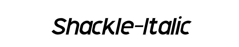 Shackle-Italic