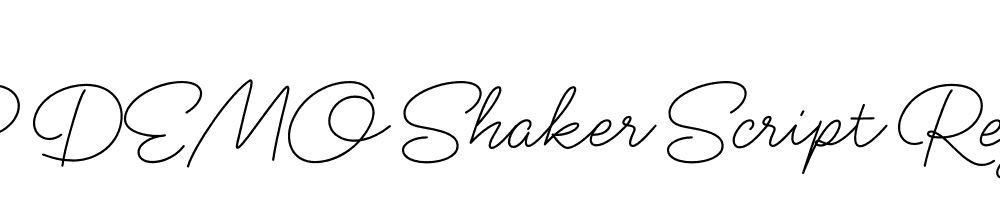 FSP DEMO Shaker Script Regular