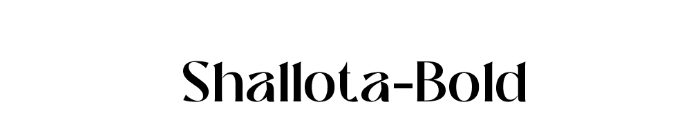 Shallota-Bold