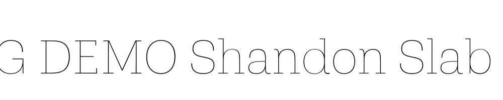  DEMO Shandon Slab Thin Regular