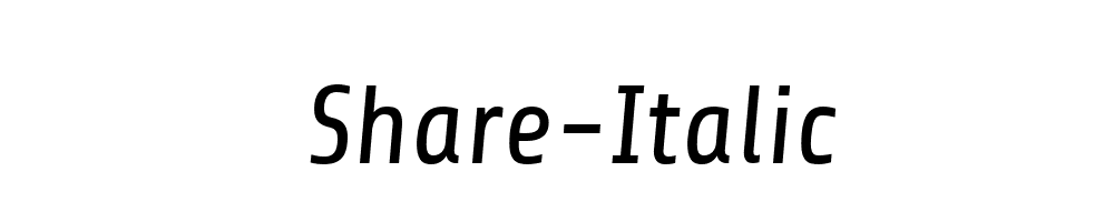 Share-Italic