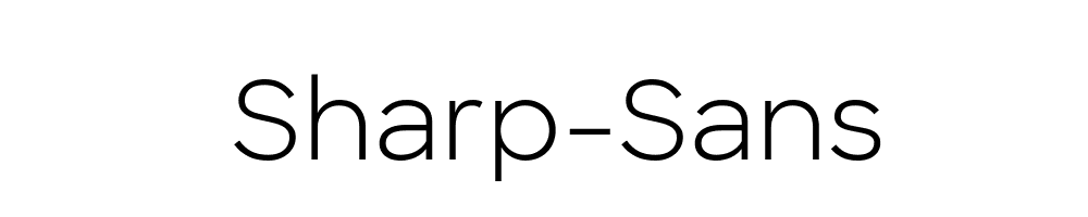 Sharp-Sans