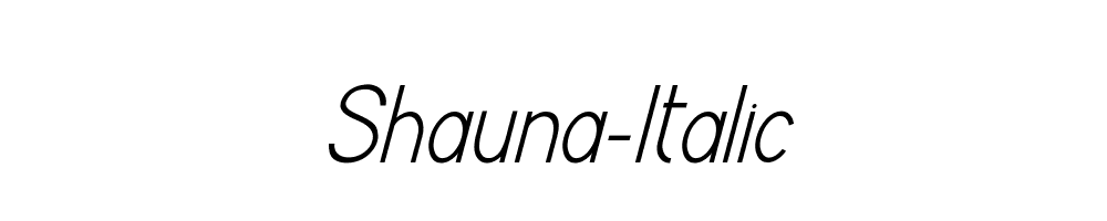 Shauna-Italic