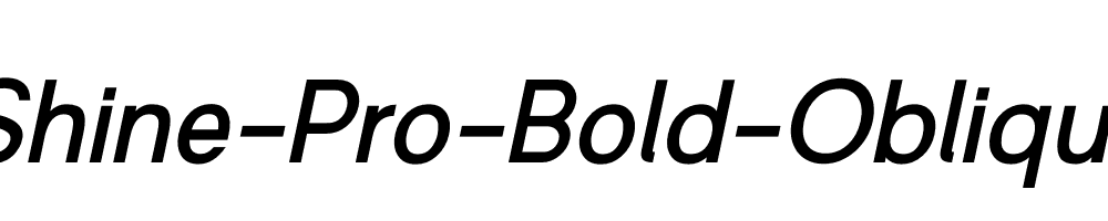 Shine-Pro-Bold-Oblique