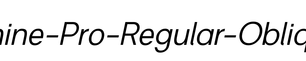 Shine-Pro-Regular-Oblique