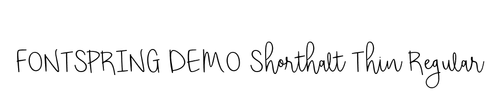  DEMO Shorthalt Thin Regular