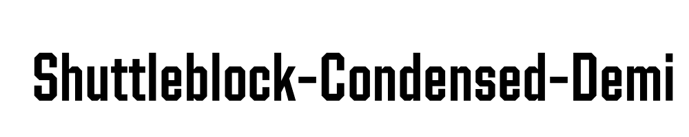 Shuttleblock-Condensed-Demi