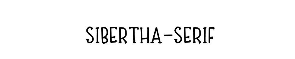 Sibertha-serif