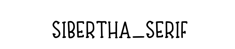 Sibertha_serif